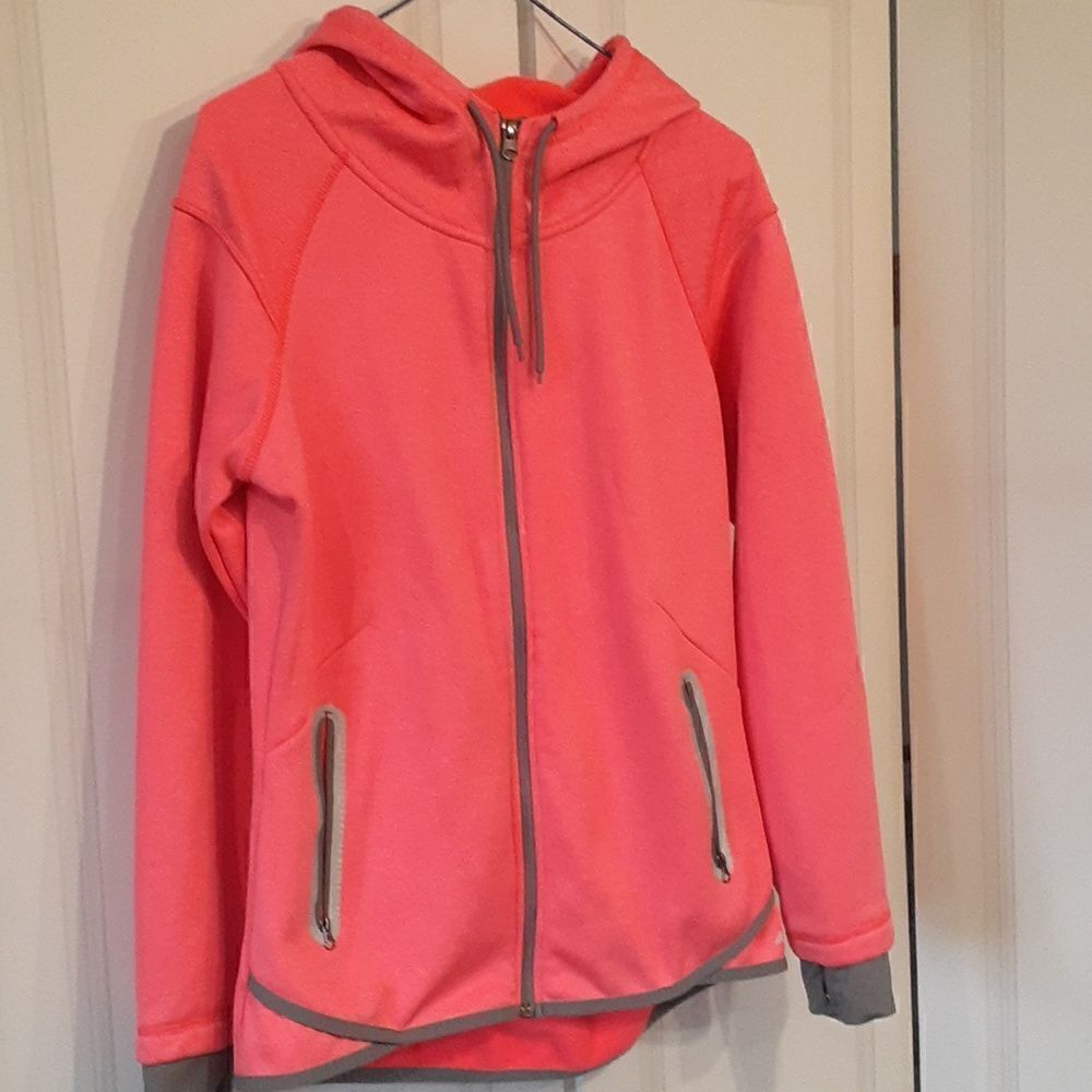 Avia coral &‎ gray size M workout/jogging jacket